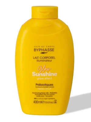 Nová Kolekce Byphasse Glow Sunshine Body Milk tělové mléko s prebiotiky 400 ml