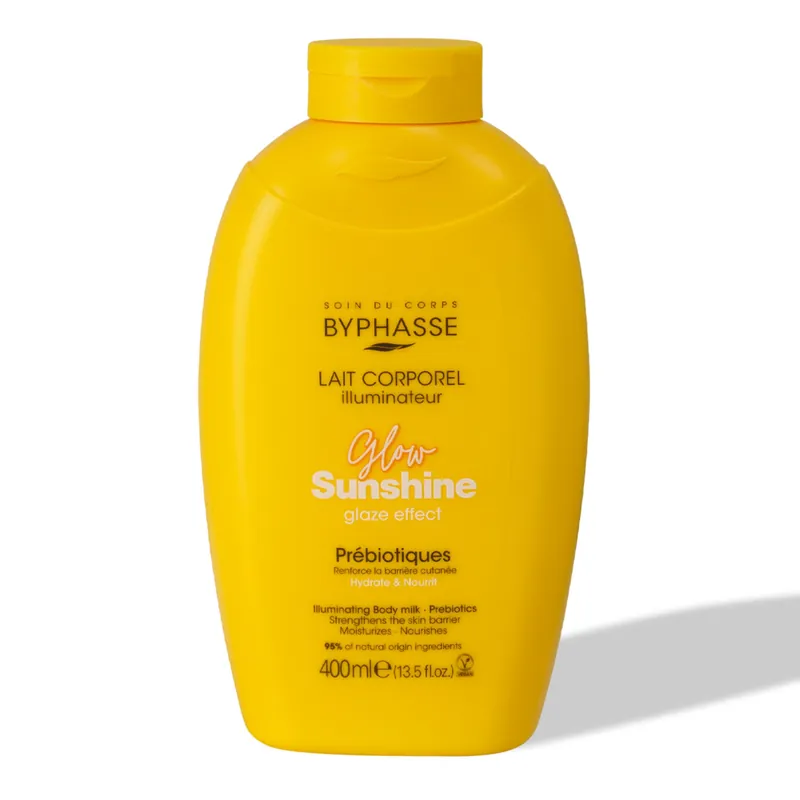 Nová Kolekce Byphasse Glow Sunshine Body Milk tělové mléko s prebiotiky 400 ml