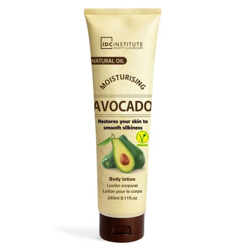 IDC Natural Oil tělový krém s avokádovým olejem 240 ml Cenová Bomba