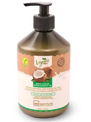 Kup Teď IDC Vegan tělový krém s kokosovým olejem 500 ml