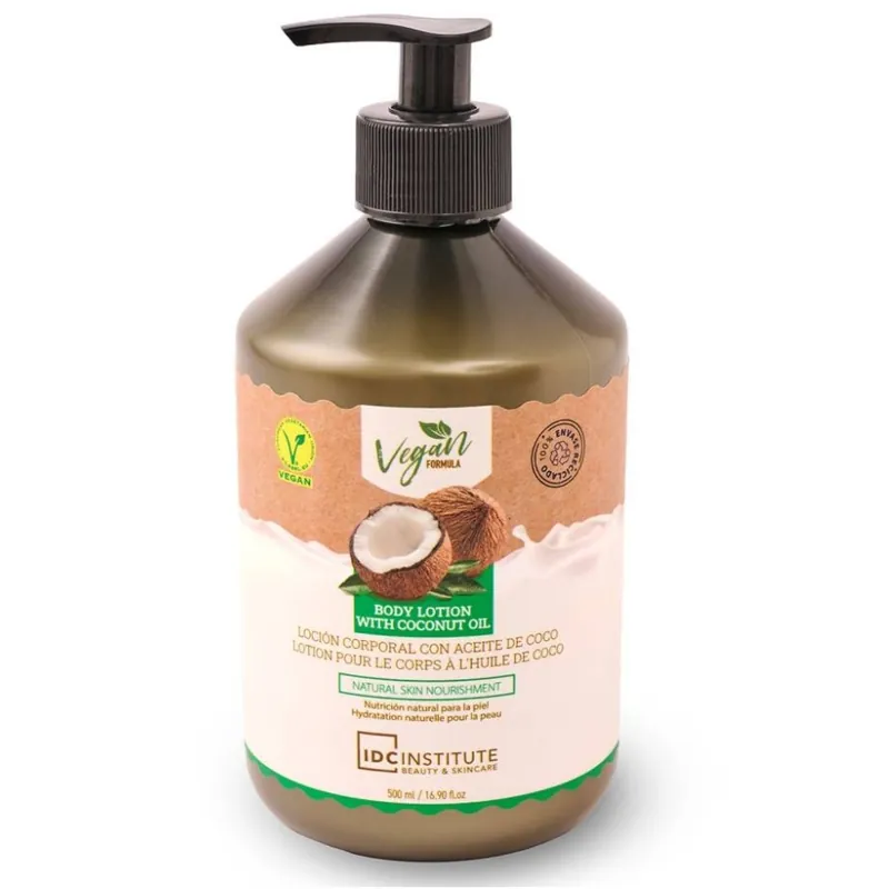 Kup Teď IDC Vegan tělový krém s kokosovým olejem 500 ml