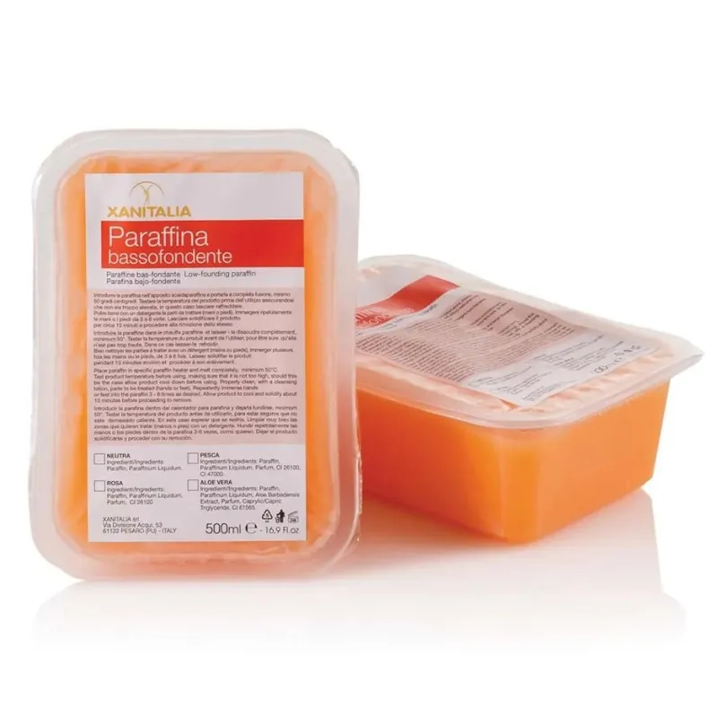Ověřený Xanitalia Peach parafín pro ruce a nohy 500 ml