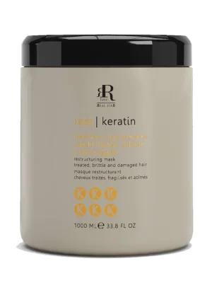 RR Line Real Keratin maska pro poškozené vlasy 1000 ml Levný