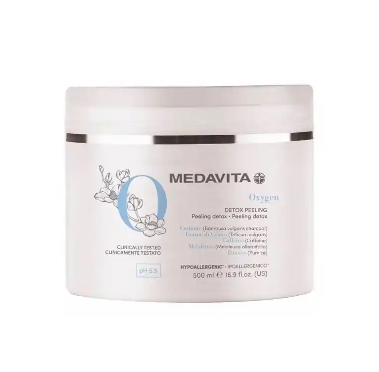 Nová Kolekce Medavita Oxygen detoxikační peeling na vlasy a pokožku 500 ml
