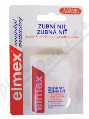 Elmex zubní nit s voskem 50m Nízká Cena