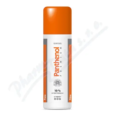 Panthenol 10% Swiss PREMIUM pěna 125+25ml zdarma Sezónní Sleva