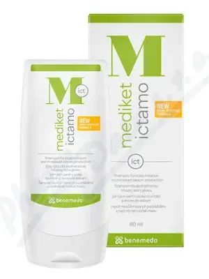 Výprodej Mediket Ictamo šampon mastné lupy a seborea 80ml