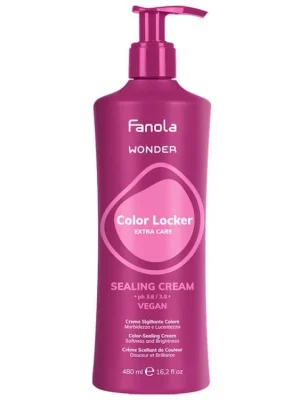 Vysoce Kvalitní FANOLA Wonder Color Locker Sealing Cream 480ml - péče na ochranu barvy