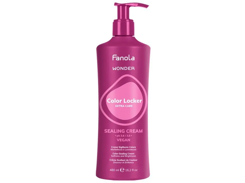 Vysoce Kvalitní FANOLA Wonder Color Locker Sealing Cream 480ml - péče na ochranu barvy