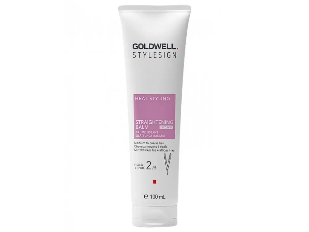GOLDWELL StyleSign Heat Styling Straightening Balm 100ml - balzám pro narovnání vlasů Rychlé Dodání