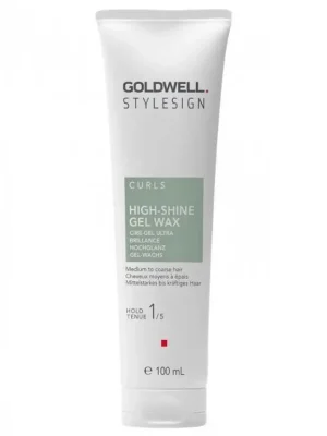 GOLDWELL StyleSign Curls High-Shine Gel Wax 100ml - gel pro lesk vlnitých a kudrnatých vlasů Sleva