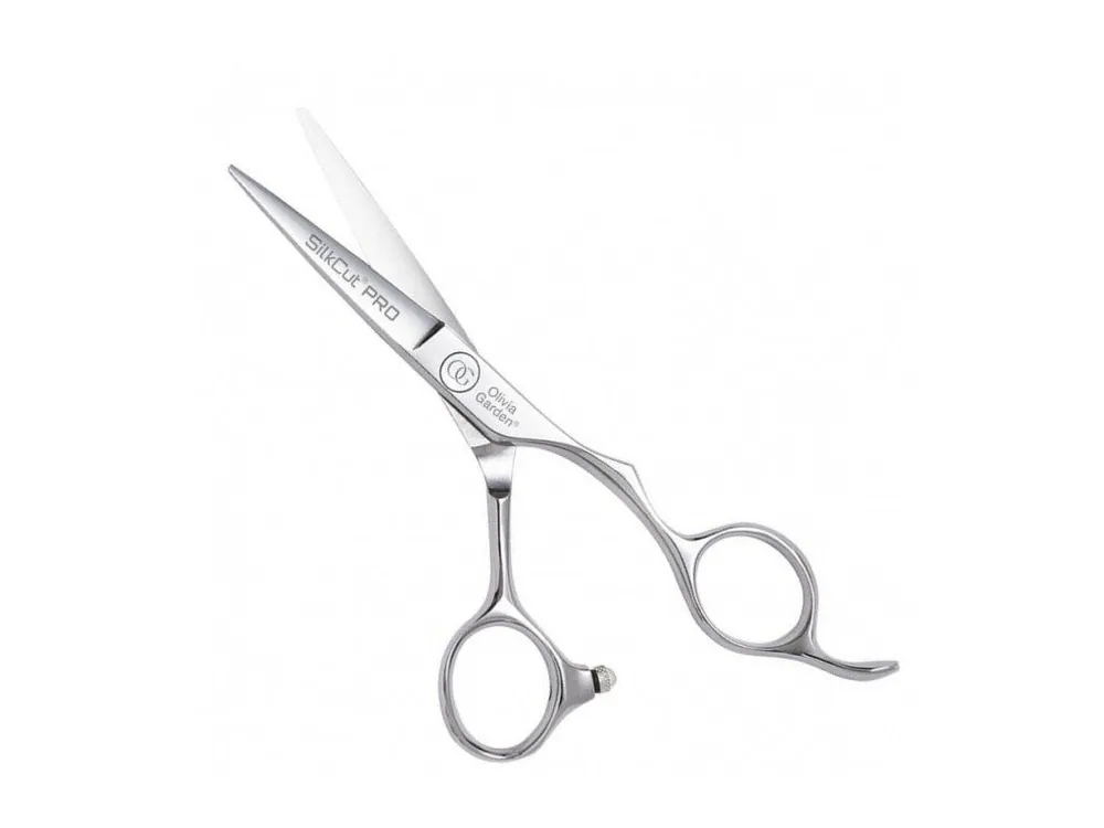 Odeslání Ihned OLIVIA GARDEN SilkCut PRO Shear 5´ Silver - kadeřnické nůžky pro praváky