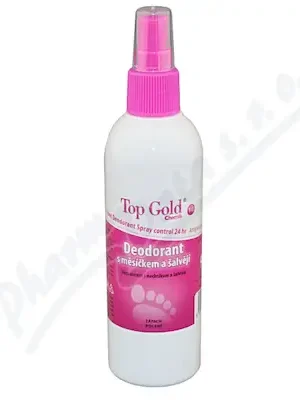 TOP GOLD Deo.s měsíčkem+šalvějí+Tea Tree Oil 150g Ověřený