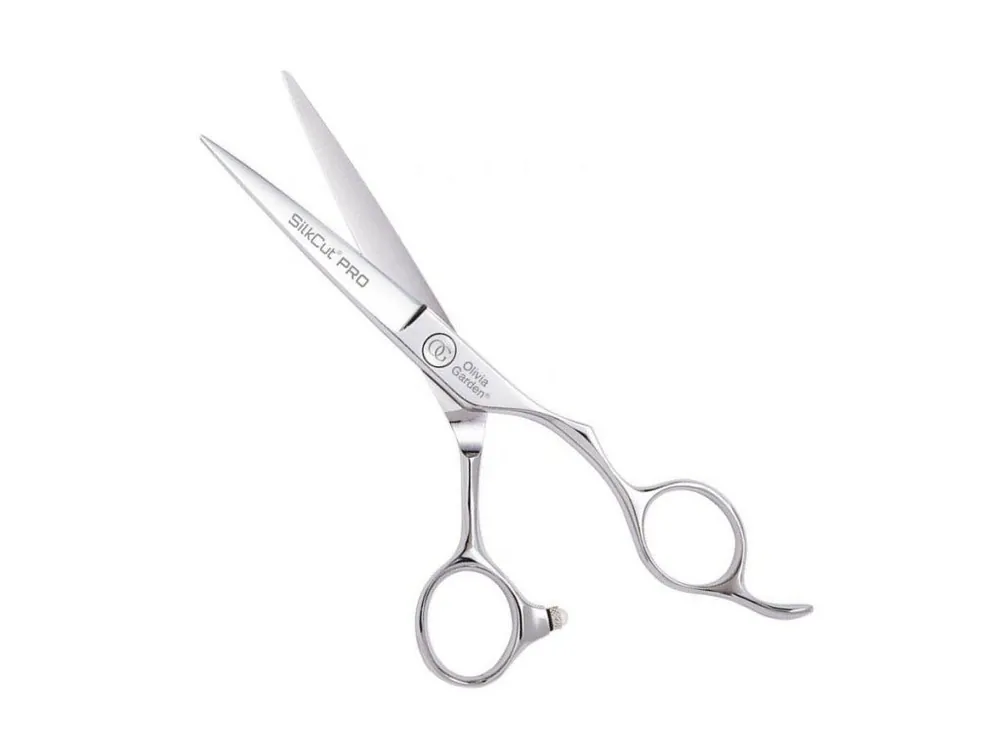 OLIVIA GARDEN SilkCut PRO Shear 5,75´ Silver - kadeřnické nůžky pro praváky Akční Cena