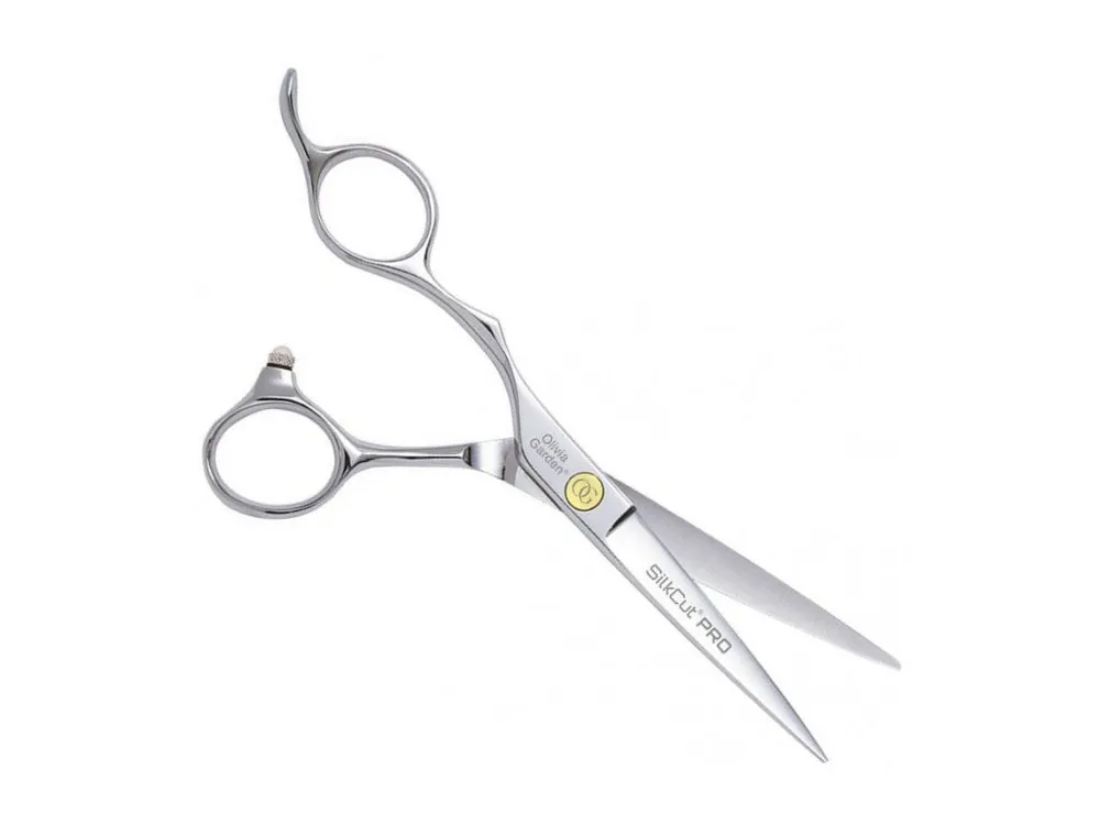 OLIVIA GARDEN SilkCut PRO Shear Left 5,75´ Silver - kadeřnické nůžky pro leváky Nejlepší Volba
