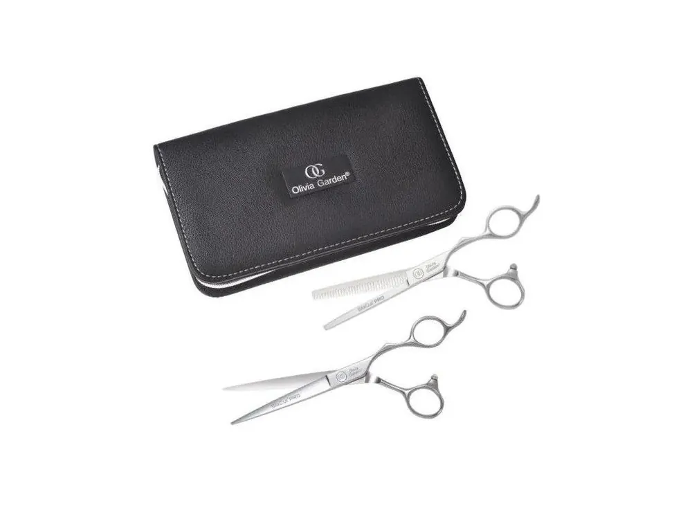 Bezpečná Platba OLIVIA GARDEN SilkCut PRO SHEAR KIT Silver 5' + 6'35T Left- sada nůžek pro leváky