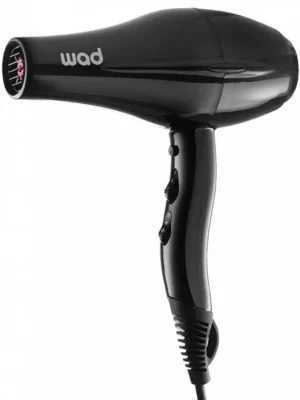 WAD Professional Gyro Hair Gryer 2000W - profesionální ionizační fén na vlasy - černý Zlevněný