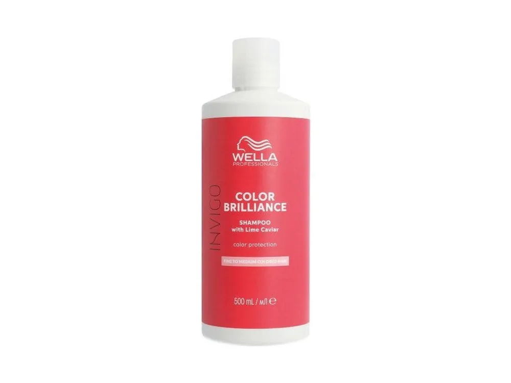 WELLA Invigo Brilliance Color Shampoo Fine Normal 500ml - šampon pro barvené vlasy Víkendová Akce