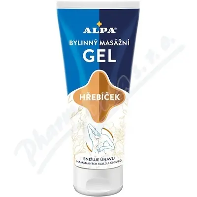 Alpa bylinný masážní gel hřebíček 100ml Zlevněný