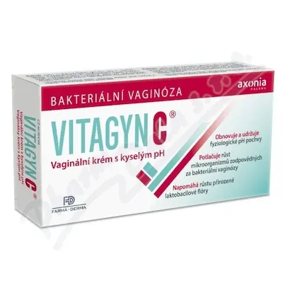 VITAGYN C vaginální krém s kyselým pH 30g Vysoce Kvalitní
