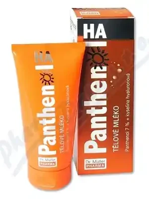 Koupit Online Panthenol HA tělové mléko 7% 200ml Dr.Müller