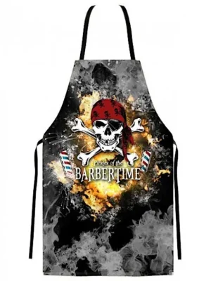 BARBERTIME Smoky Pro Barber Apron - profi Barber zástěra s logem Barbertime Akční Cena