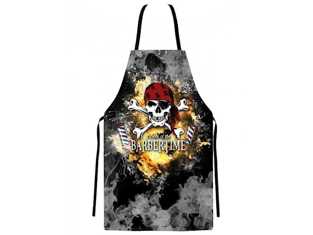 BARBERTIME Smoky Pro Barber Apron - profi Barber zástěra s logem Barbertime Akční Cena
