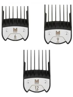 Ihned K Objednání MOSER 1801-7020 Přídavné magnetické hřebeny 6mm, 9mm a 12mm pro strojky Genio a ChromStyle