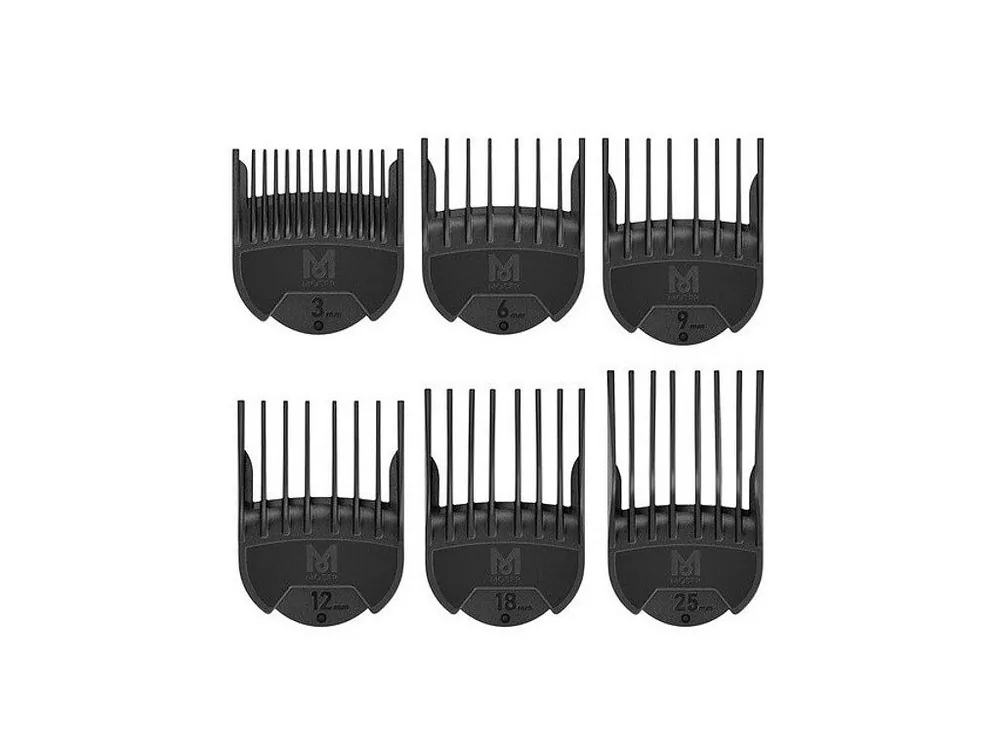 Originální WAHL 1802-1210 Přídavné hřebeny 3, 6, 9, 12, 18 a 25mm pro strojky Genio a ChromStyle