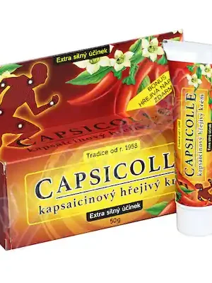 Horká Nabídka CAPSICOLLE kapsaicinový krém extra hřejivý 50g