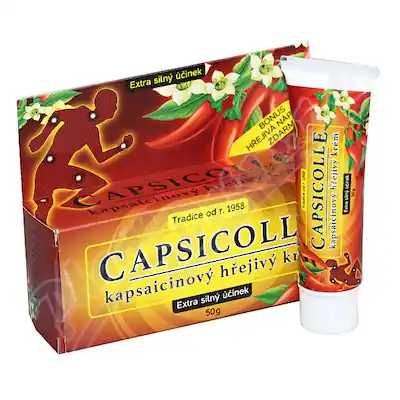 Horká Nabídka CAPSICOLLE kapsaicinový krém extra hřejivý 50g