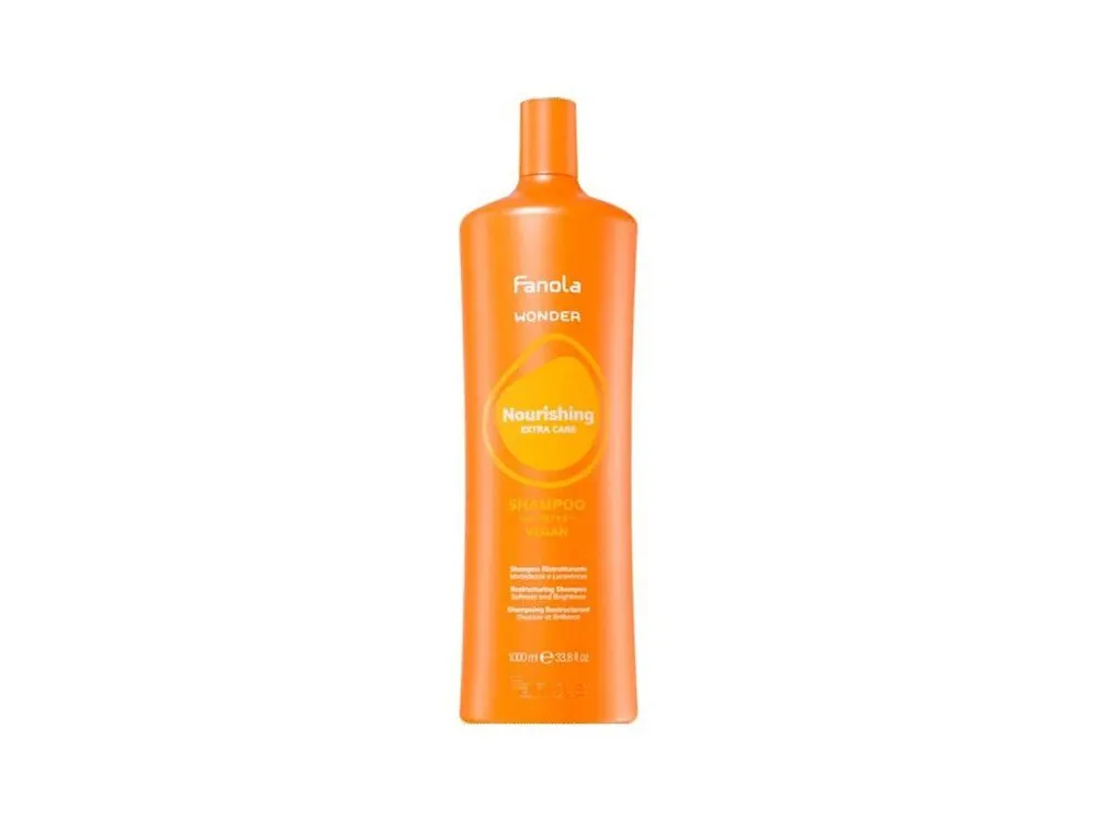 Nejlepší Volba FANOLA Wonder Nourishing Extra Care Shampoo 1000ml - vyživující šampon pro suché a krepaté vlasy