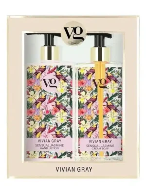 VIVIAN GRAY SENSUAL JASMINE Cream Soap + Hand Lotion 2x350ml - tekuté mýdlo a mléko na ruce Rychlé Dodání