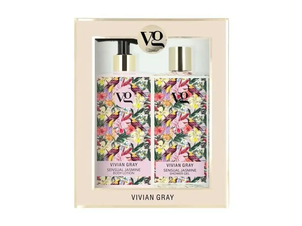 VIVIAN GRAY SENSUAL JASMINE Shower Gel + Body Lotion 2x350ml - sprchový gel a tělové mléko Jen Po Omezenou Doba