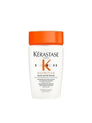 KÉRASTASE Nutritive Bain Satin Riche 80ml - vyživující šampon pro velmi suché vlasy Levný