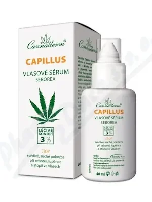 Cannaderm Capillus vlasové sérum seborea 40ml Bezpečná Platba