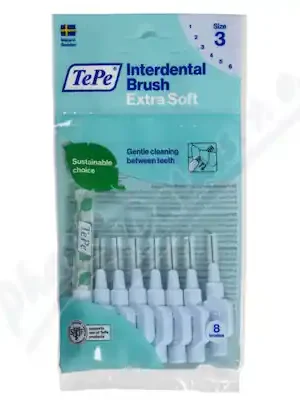 Finální Výprodej TePe meziz.kart.ExtraSoft size 3 Modré 8ks 122245