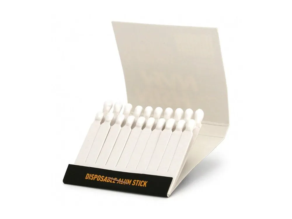 NISH MAN Disposable Alum Stick 20ks - Kamencové sirky po holení při pořezání Nejlepší Cena