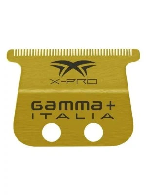Nejprodávanější GAMMA PIÚ X-PRO Gold Blade - náhradní spodní hlavice pro Gamma+ Cyborg Trimmer - zlatá