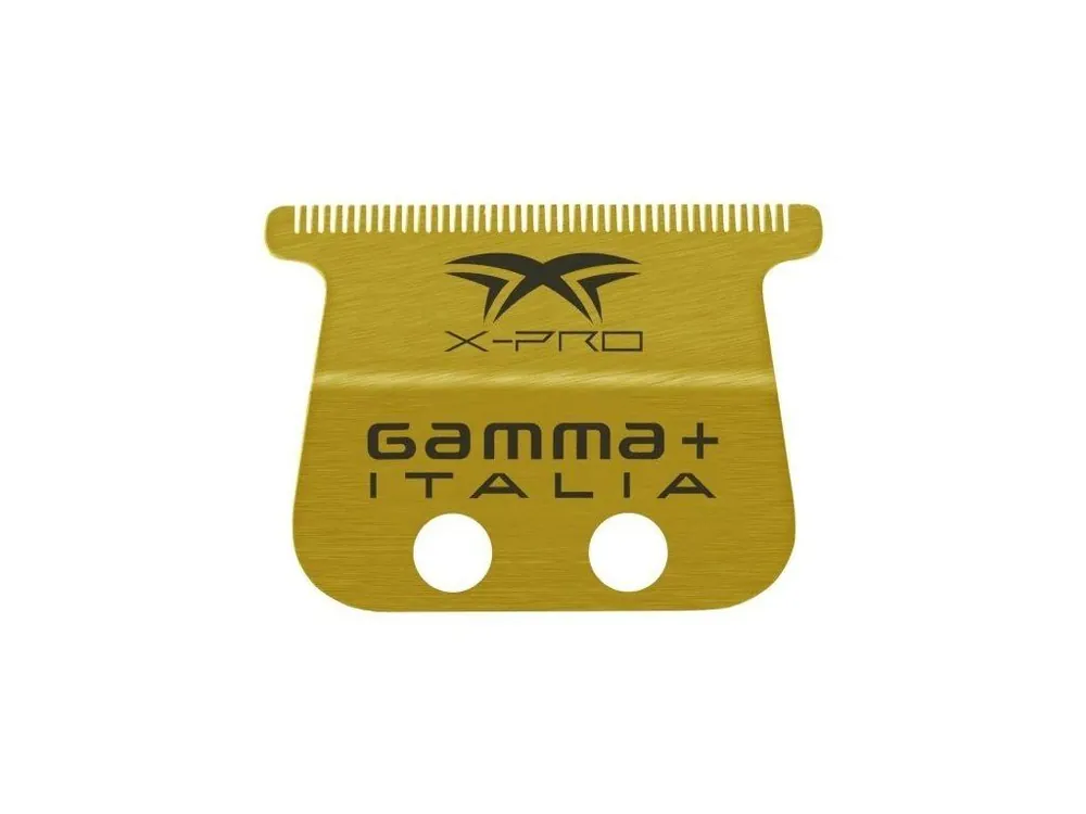 Nejprodávanější GAMMA PIÚ X-PRO Gold Blade - náhradní spodní hlavice pro Gamma+ Cyborg Trimmer - zlatá