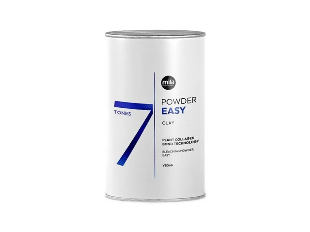 MILA Easy 7 Bleaching Powder Easy Clay 500g - melír, zesvětluje až o 7 odstínů Sleva