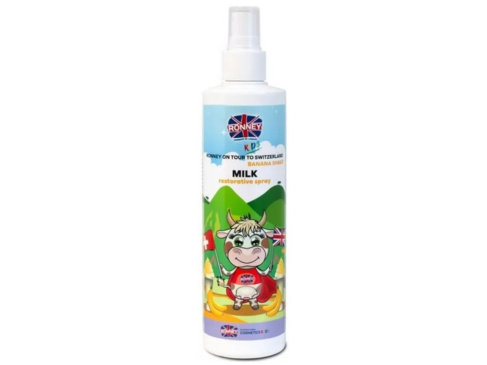 RONNEY Kids Milk Spray 285ml - jemné hydratační mléko na vlasy pro děti Koupit Online