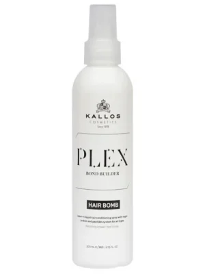 Cenová Bomba KALLOS Plex Bond Builder Hair Bomb 200ml - bezoplachový výživný sprej na poškozené vlasy