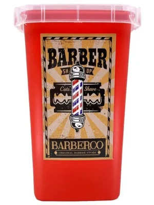 Objednat Nyní BARBERCO Kontejner na použité žiletky - červený