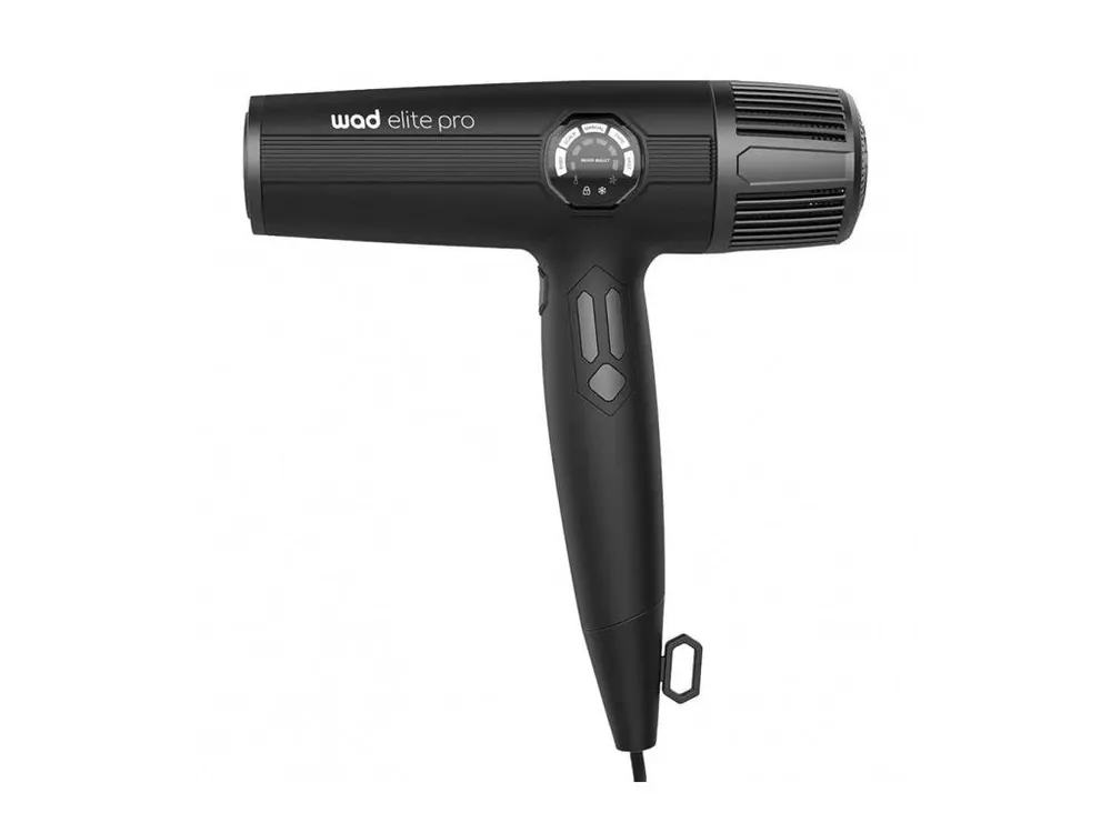 WAD Professional Elite Pro Hair Dryer 2400W - profesionální ionizační fén na vlasy - černý Tovární Cena