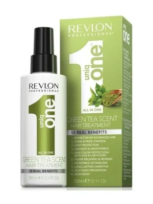 Poslední Šance REVLON Uniq One Green Tea All In One Hair Treatment 150ml - vlasová kúra s vůní zeleného čaje