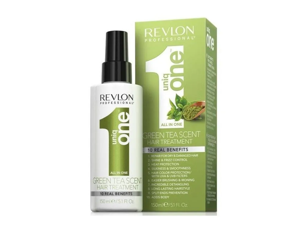 Poslední Šance REVLON Uniq One Green Tea All In One Hair Treatment 150ml - vlasová kúra s vůní zeleného čaje