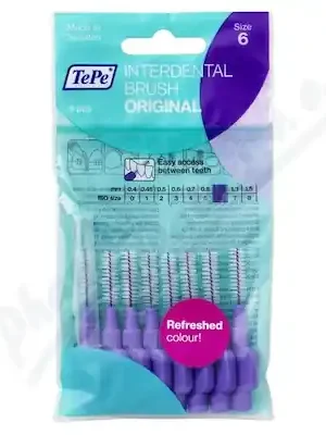 Doprava Zdarma TePe meziz.kartáčky Fialov.1.1mm size 6 8ks 113270