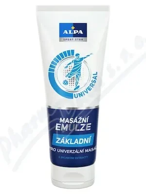 Alpa masážní emulze základní+kreatin 210ml Top Prodej