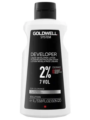 Originální GOLDWELL Topchic Developer Lotion 2% (vol 7) - krémový peroxid vodíků 1000ml